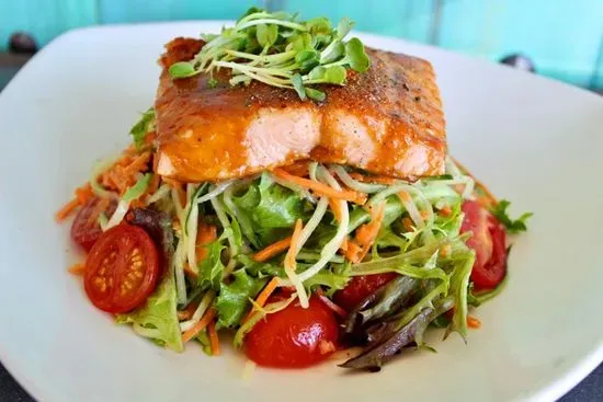 Shiro Miso Salmon Salad