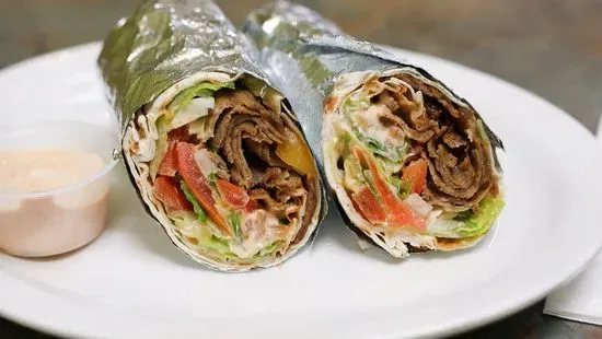 Lamb and Beef Gyros Wrap