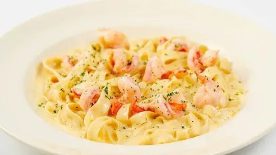 Fettuccini Alfredo with Shrimp