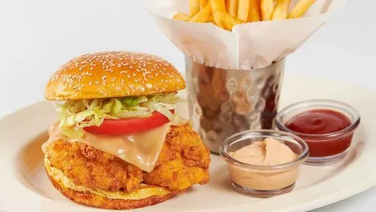 Spicy Chipotle Mayo Crispy Chicken Sandwich