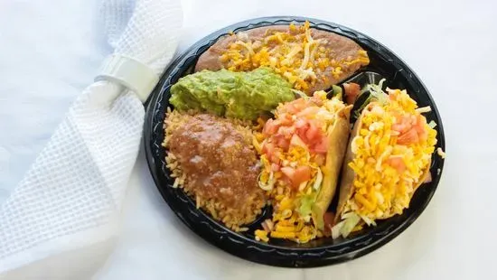Hard Taco with Guacamole