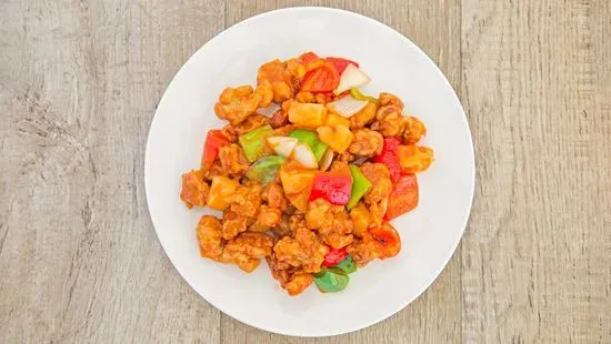 8. Classic Sweet and Sour Pork with Pineapple