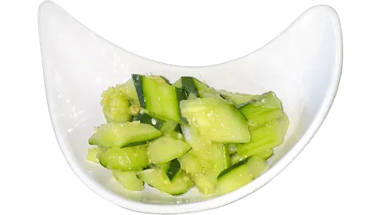 1. Cucumber with Spicy Garlic Sauce