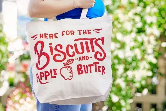 BISCUITS AND APPLE BUTTER TOTE BAG