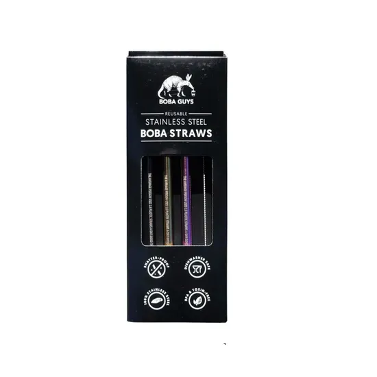 Reusable Metal Straw Set