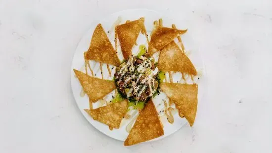 Ahi Poke Wontons