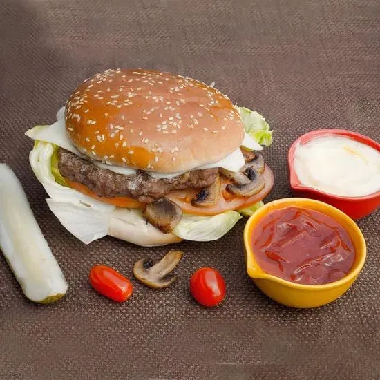 Mushroom Cheeseburger