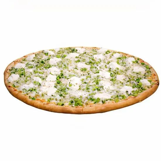 White Broccoli Pizza