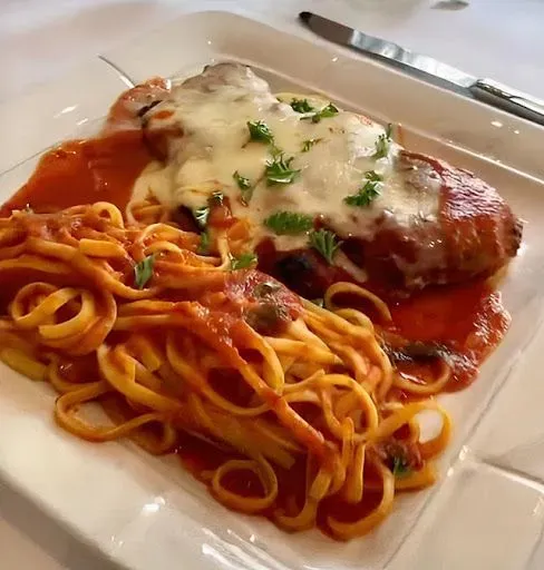 Chicken Parmigiana & Spaghetti 