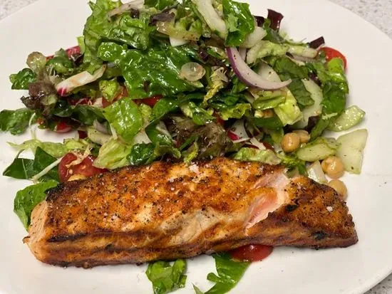 Salad with Hidden Fjord Salmon