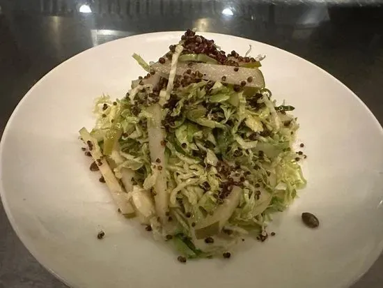 Shaved Brussels Sprouts and Red Quinoa