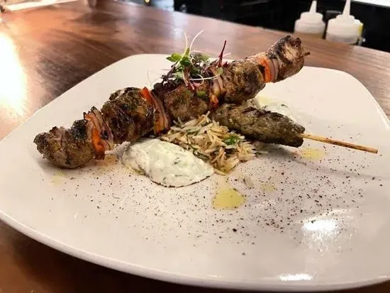 Marinated Lamb Kabob and Kofte