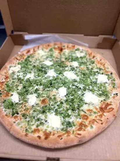 White Broccoli Ricotta Pizza