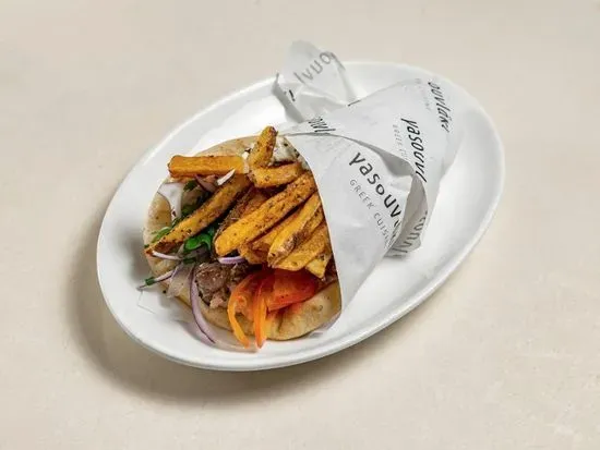 Pork Souvlaki Sandwich