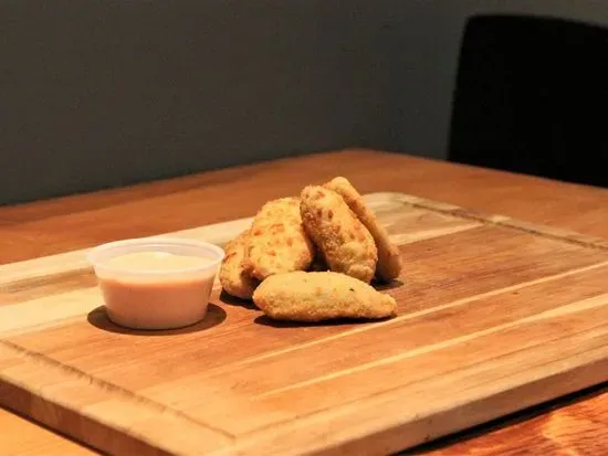 Breaded Jalapenos with Cheddar Cheese (6)