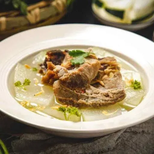 Pork Chop W. Cabbage Soup