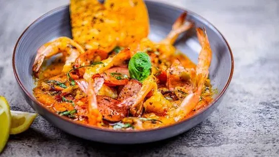 Blackened Bloody Mary Shrimp