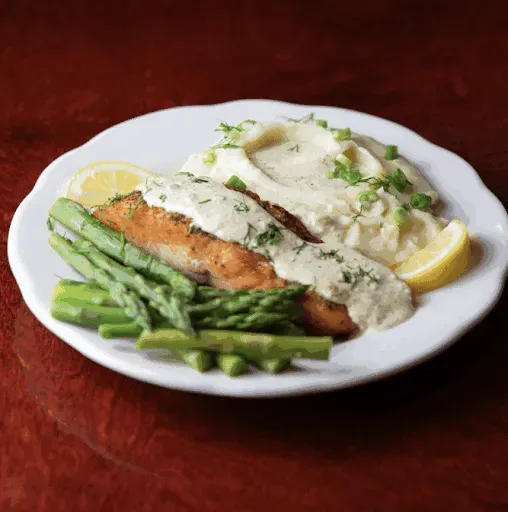 Creamy Lemon Garlic Salmon