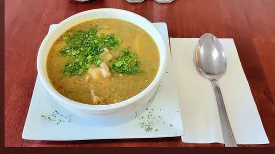 Sopa del dia grande  sola