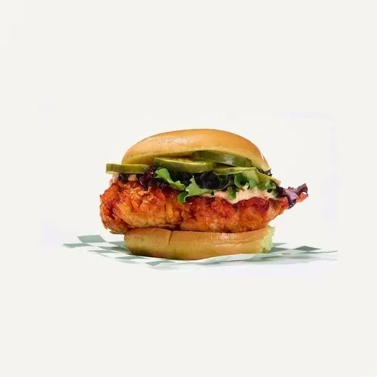 Spicy Crispy Chicken Thigh Sandwich