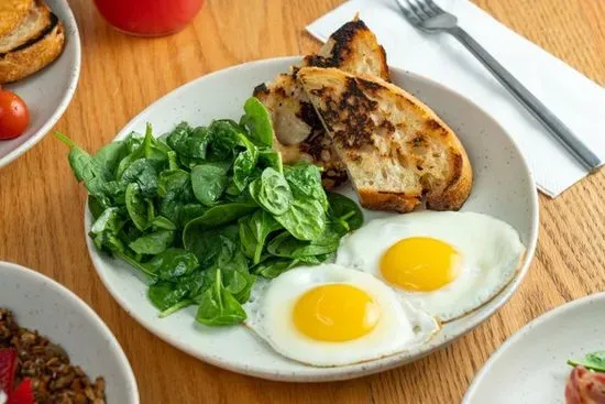 Cage Free Eggs & Toast