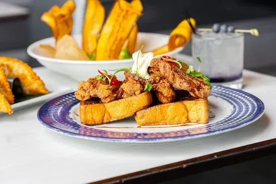 Crispy Buttermilk Fried Chicken and French Toast