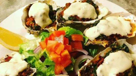 Baked Blue Point Oysters