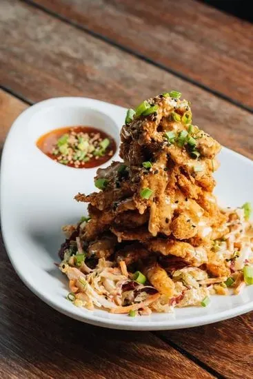 Crispy Asian Calamari Tower