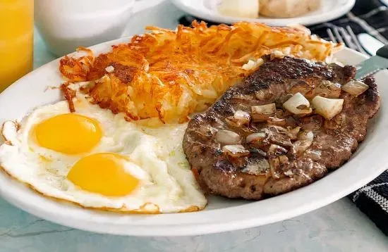 Chopped Sirloin & Eggs