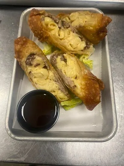 Mac N Cheese Pork Egg Roll