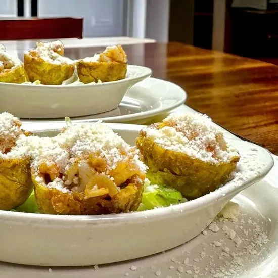 Tostones Rellenos  Shrimp (3 Pieces)