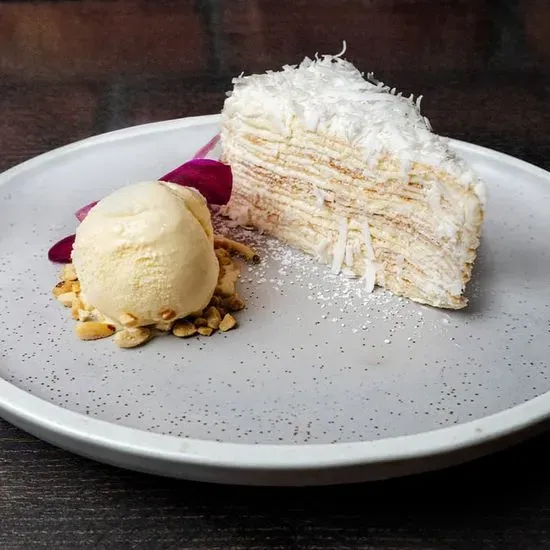 Coconut Crepe Cake / 椰子千层蛋糕