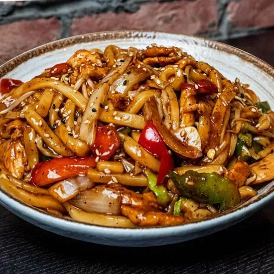 Black Pepper Yaki Udon / 黑椒炒乌冬