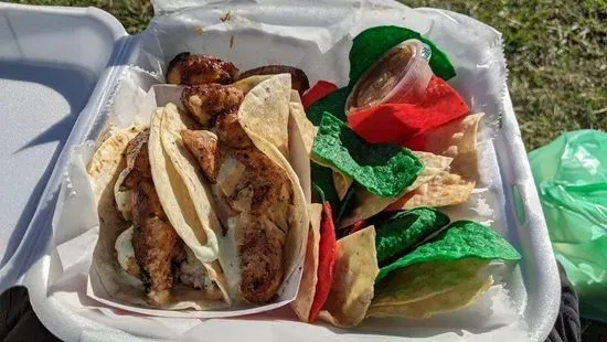 Mahi or Shrimp Tacos