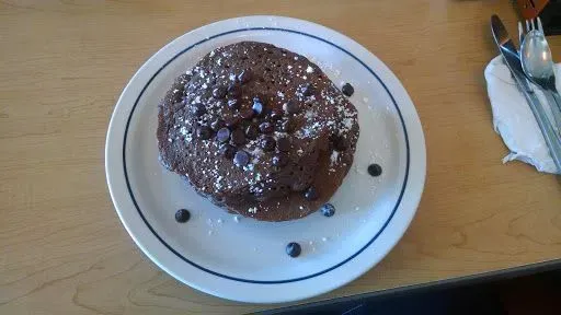 Chocolate Chocolate Chip Pancakes