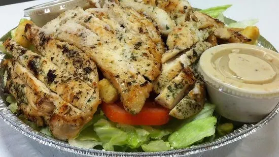 Caesar Salad with Grilled Chicken (Large 9' Tray)