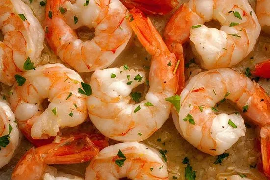 Shrimp Scampi Platter