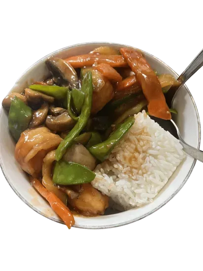 19. Shrimp with Mushrooms