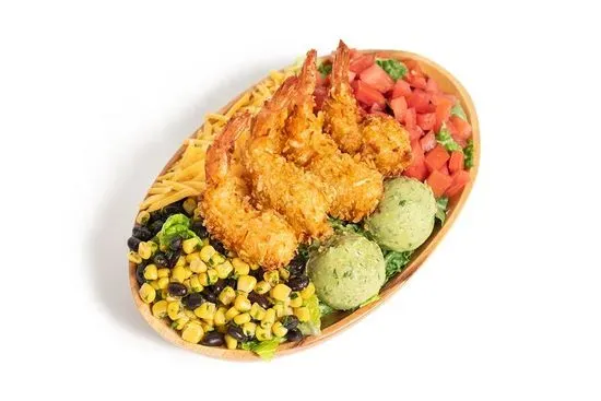 Coconut Shrimp Salad w/ rice