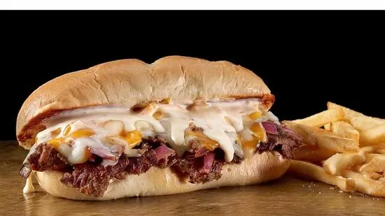 Five-Cheese Cheesesteak