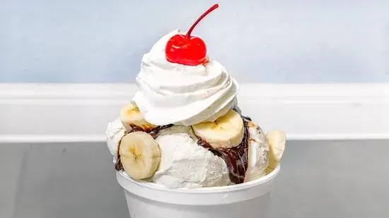 Banana Hot Fudge Sundae