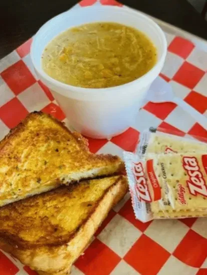 Grilled Choose & Soup (6oz) 