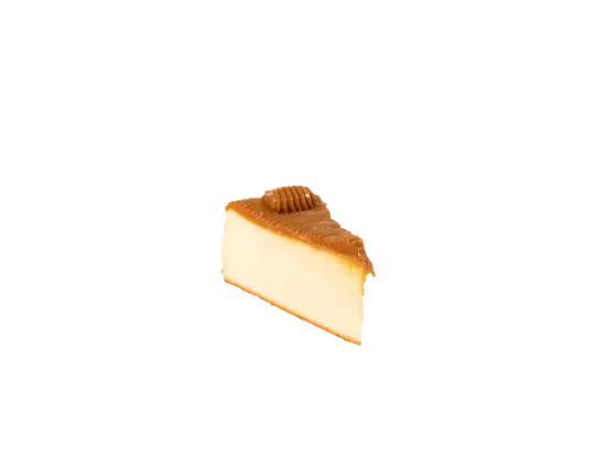 Slice Cheesecake Dulce De Leche