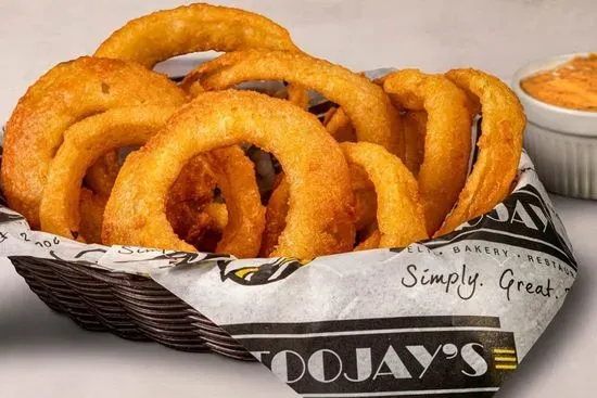 Basket of Beer Battered Onion Rings