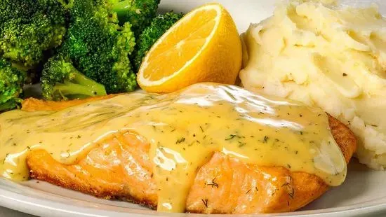 Atlantic Salmon with Dill Hollandaise Sauce