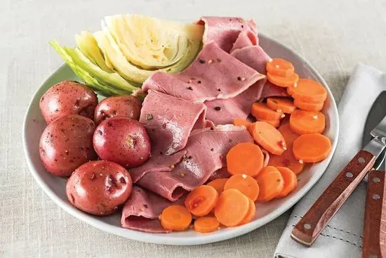 Traditional Corned Beef & Cabbage Dinner