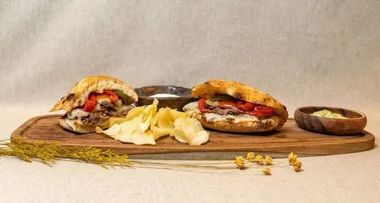 Steak, Peppers, and Cheese