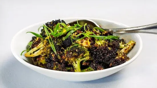 Miso-Chili Roasted Broccoli