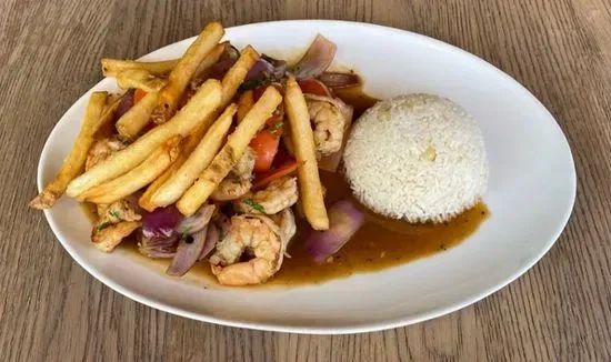 Shrimp Saltado