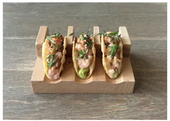 Tuna Tartare Tacos